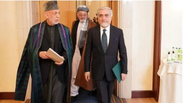 کرزی او عبدالله