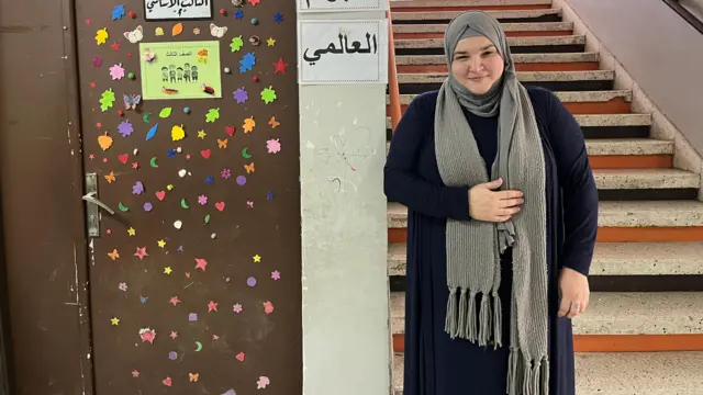 Шарқий Қуддусдаги Шуъфат қизлар мактаби ўқитувчиси Доаа аз-Зорба
