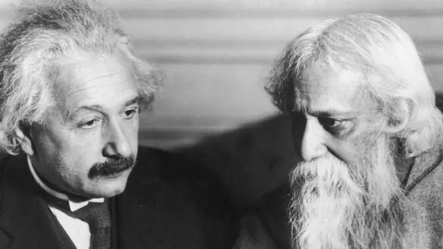 रबींद्रनाथ टैगोर और अल्बर्ट आइंस्टाइन