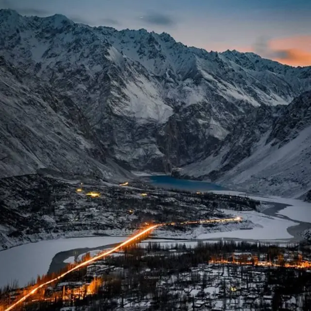 بالائی ہنزہ، گلگت بلتستان، برفباری