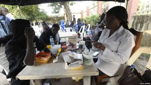 नायजेरियातले आरोग्य सेवा कर्मचारी