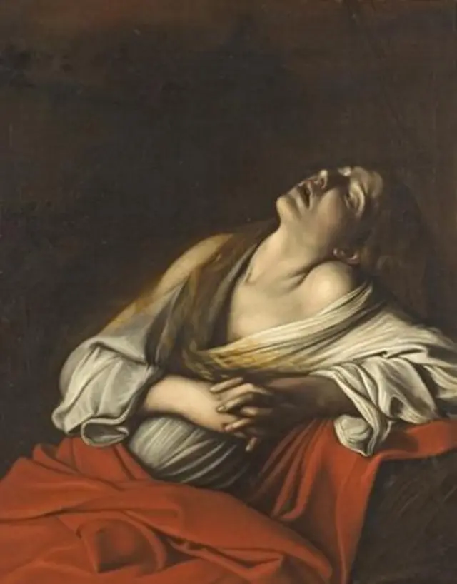 Marie-Madeleine en extase, du Caravage du XVIIe siècle