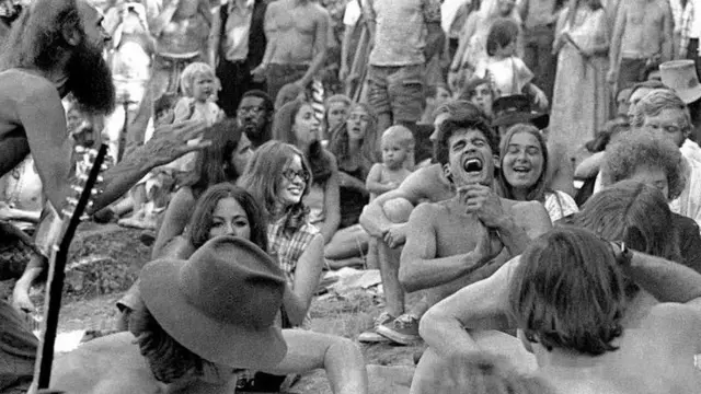 Reunión de hippies en California