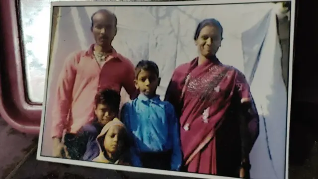 परिवार के साथ किशनलाल