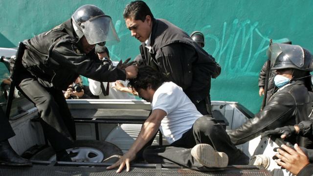 Incidentes en Atenco, México.