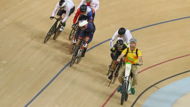 La competencia de keirin en Río