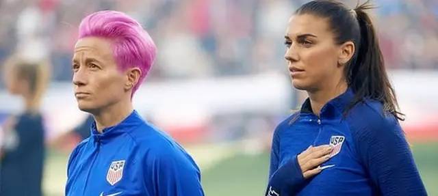 Megan Rapinoe and Alex Morgan