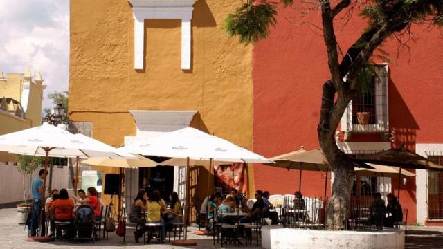 مقهى في مدينة مكسيكو سيتي