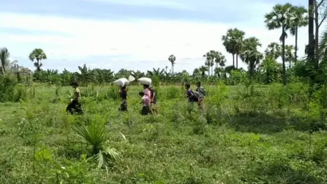 ဒီပဲယင်း အနောက်ဘက်ခြမ်းက စစ်ရှောင်များ