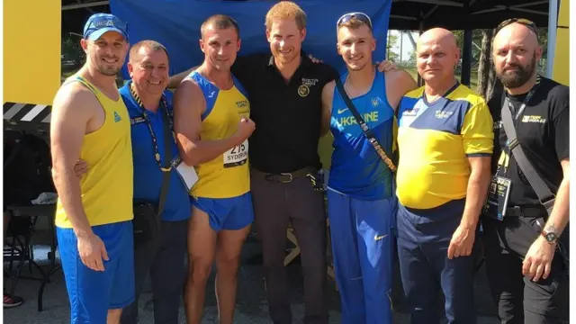 Принц Гаррі з українцями, учасниками "Ігор нескорених"