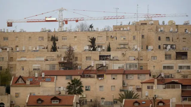 Doğu Kudüs'teki yasadışı yerleşim yerleri. (Arşiv Fotoğrafı)