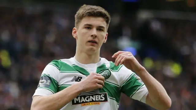 Beki wa Celtic Kieran Tierney, yuko kwenye mawindo ya Tottenham