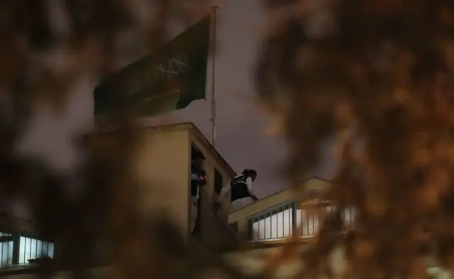 Consulado saudita en Estambul.