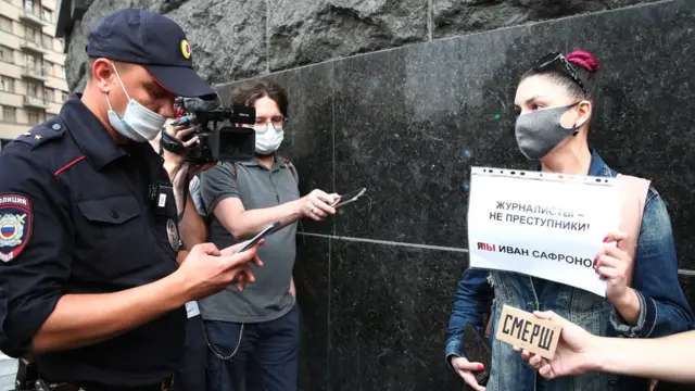 Пикет в поддержку Ивана Сафронова