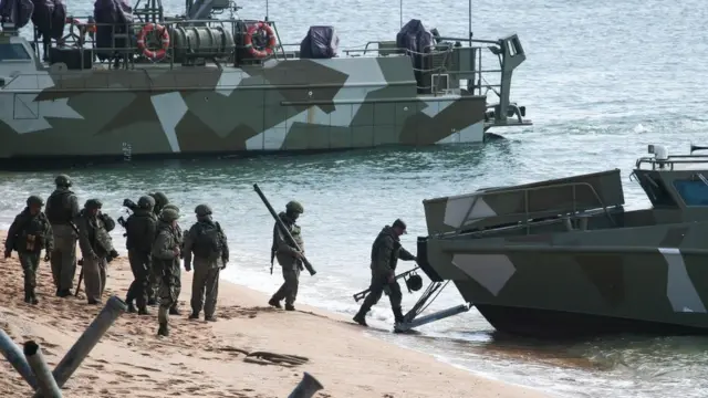 ক্রাইমিয়ায় রুশ সেনা মহড়া, অক্টোবর, ২০২১