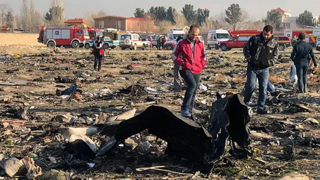 На місці авіакатастрофи