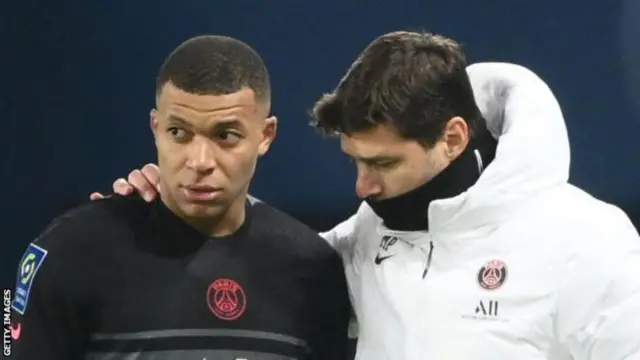 Kylian Mbappe na Mauricio Pochettino