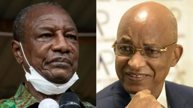 Alpha Condé et Cellou Dalein Diallo