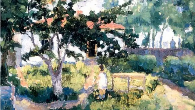 Малевич, "Літній пейзаж"