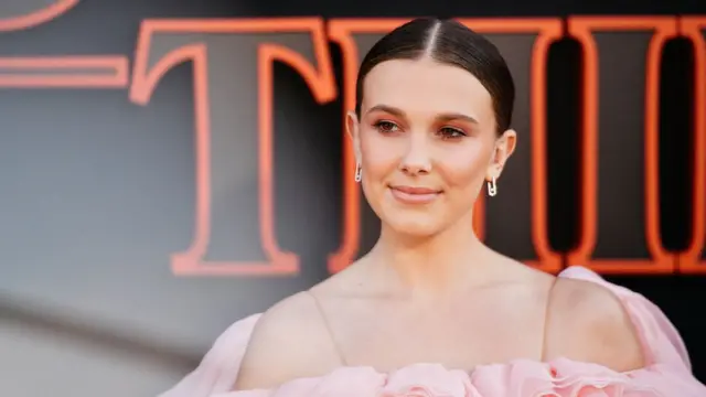 Millie Bobby Brown en la premier de la presentación de la tercera temporada