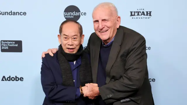 Nguyen Thanh Nghe ve Carl Robinson, The Stringer adlı belgeselin prömiyerinde