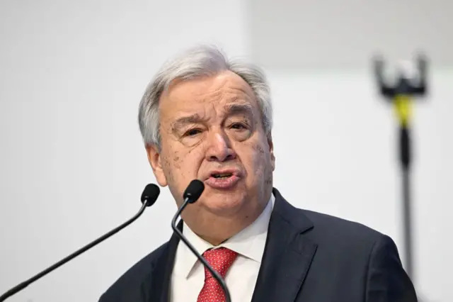 Antonio Guterres, le Secrétaire général de l'ONU