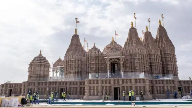 आबुधाबीमा बनेको स्वामीनारायण मन्दिर