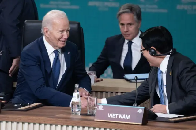 Ông Lương Cường và ông Biden