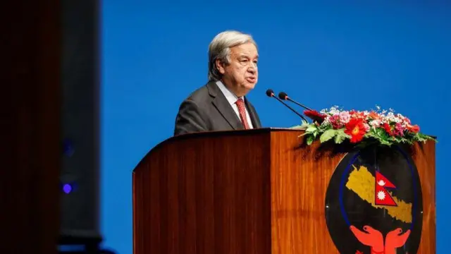 संयुक्त राष्ट्रसङ्घका महासचिव एन्टोनियो गुटेरस