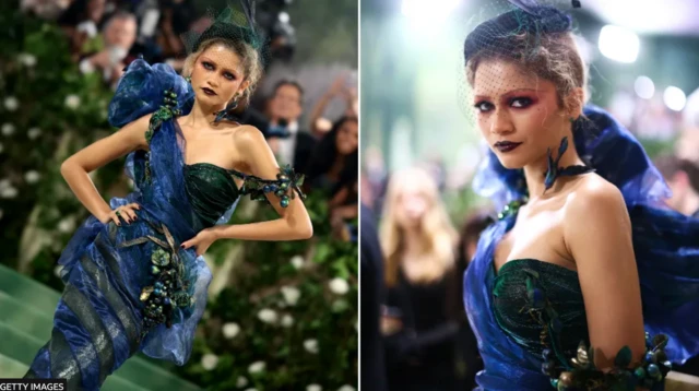 Zendaya gecede iki John Galliano kıyafet giydi