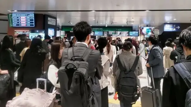 Shinkansen services are among those suspended