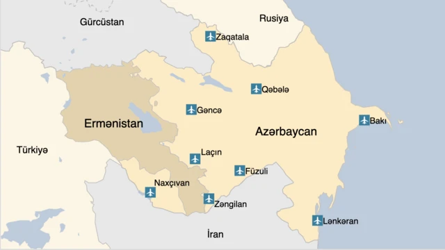 Azərbaycanda yeddi hava limanı fəaliyyətdədir daha ikisi də tikilir