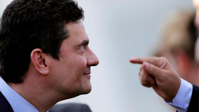 Moro durante uma cerimônia no Palácio do Planalto.