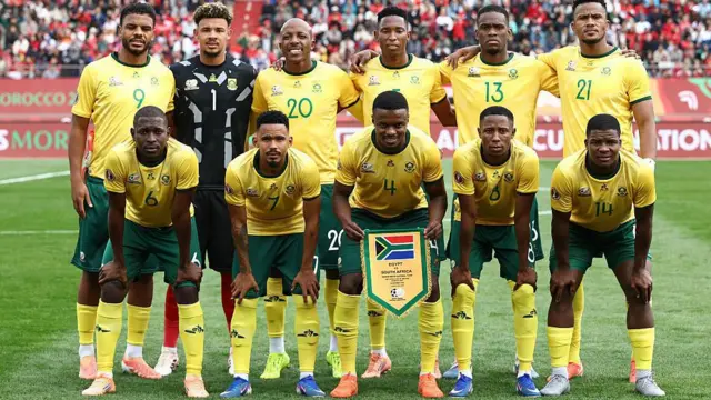 Some major players of di South Africa National team members