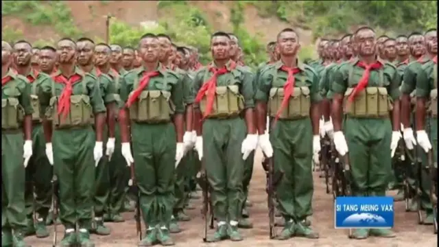 'ဝ' စစ်ရေးပြမြင်ကွင်း