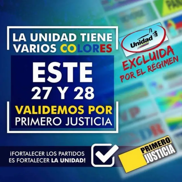 Publicidad de Primero Justicia.