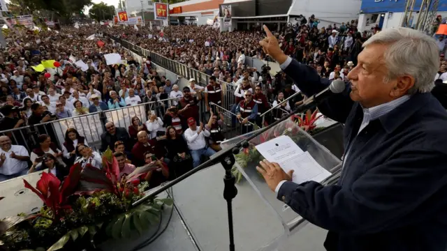 Andrés Manuel López Obrador, candidato presidencial mexicano.