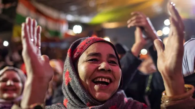 शाहीन बाग़ में औरतों का विरोध प्रदर्शन