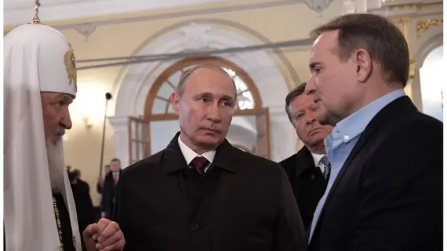 Медведчук зустр?вся з Володимиром Пут?ним ? головою РПЦ Кирилом у монастир?