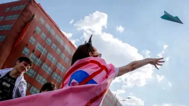 پس از مسدود سازی تلگرام در روسیه چندین تجمع اعتراضی عمدتا در مسکو، پایتخت این کشور برگزار شد