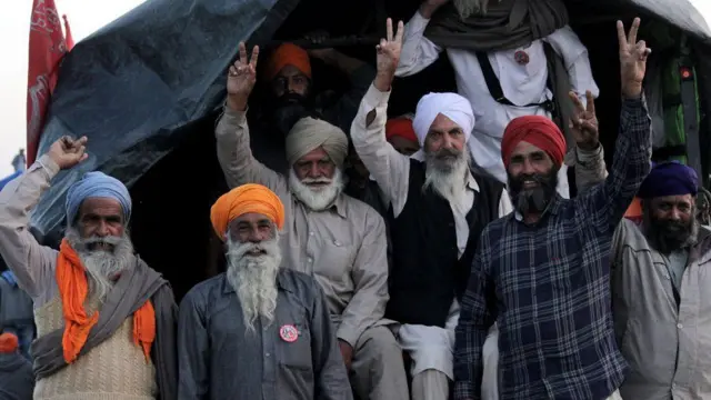 આંદોલનકારી ખેડૂતો