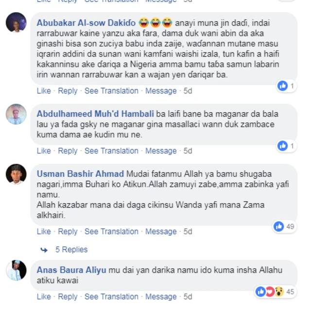 Ra'ayin mutane a Facebook