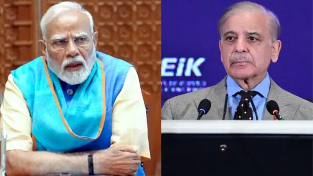 नरेंद्र मोदी और शहबाज़ शरीफ़