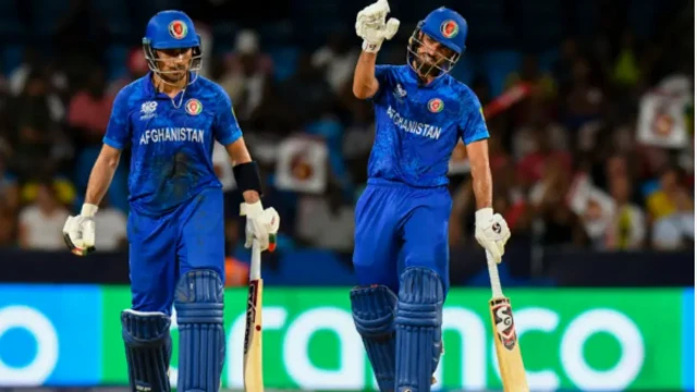 अफगाणिस्तानचे खेळाडू गुरबाज आणि जादरानने 100 धावांची भागीदारी केली