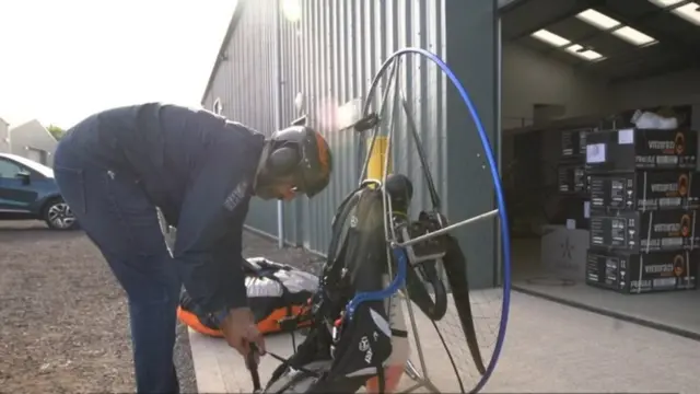 పారామోటార్ గ్లైడింగ్