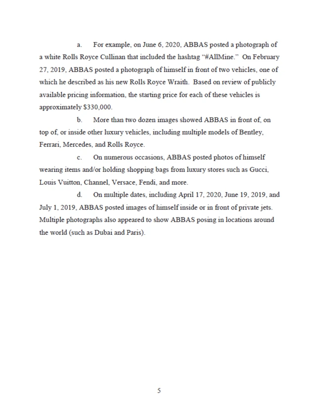 Andrew John Innocenti Affidavit tok about Hushpuppi house in Dubai