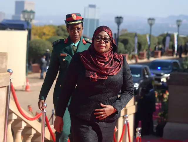 Perezida Samia Suluhu Hassan wa Tanzania ari mu bitabiriye uyu muhango