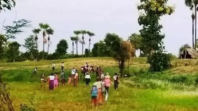 စစ်ကိုင်းတိုင်းထဲက တိုက်ပွဲတွေကြောင့် တိမ်းရှောင်ရတဲ့ ရွာသားတွေ