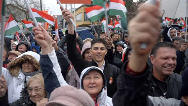 Митинги в Венгрии