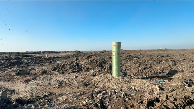 pipe for methane discharge